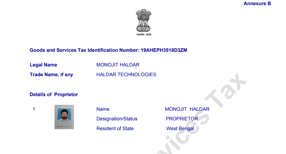 HALt Electronics GST Registration